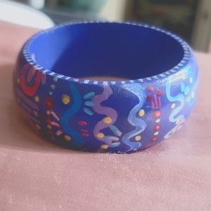 Wooden Hand Painted (S) Bangle